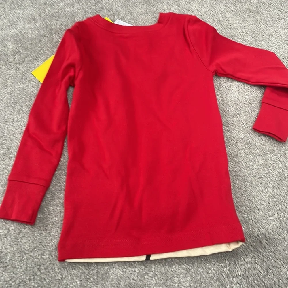 Old Navy Red Cotton Christmas Pajamas NWT Size 2T